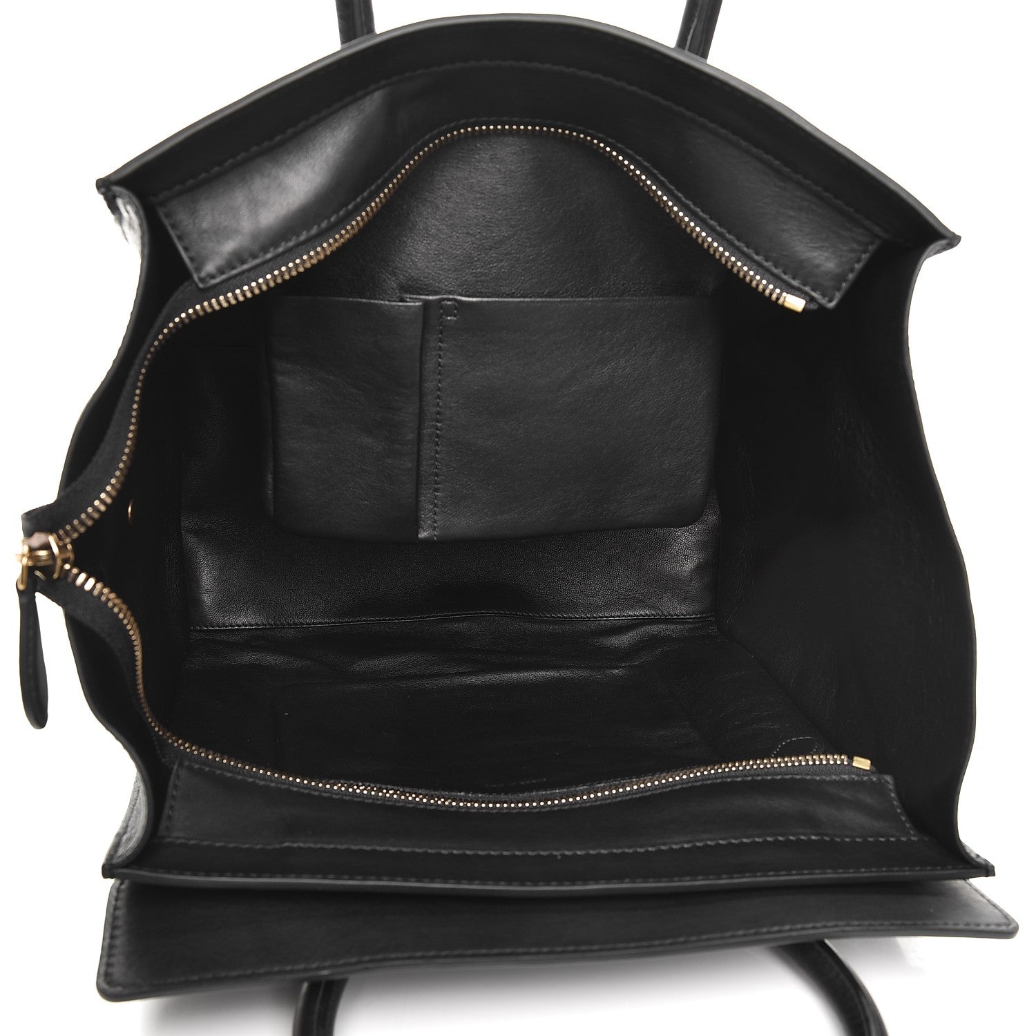 Celine Smooth Calfskin Mini Luggage Black 5 of 9