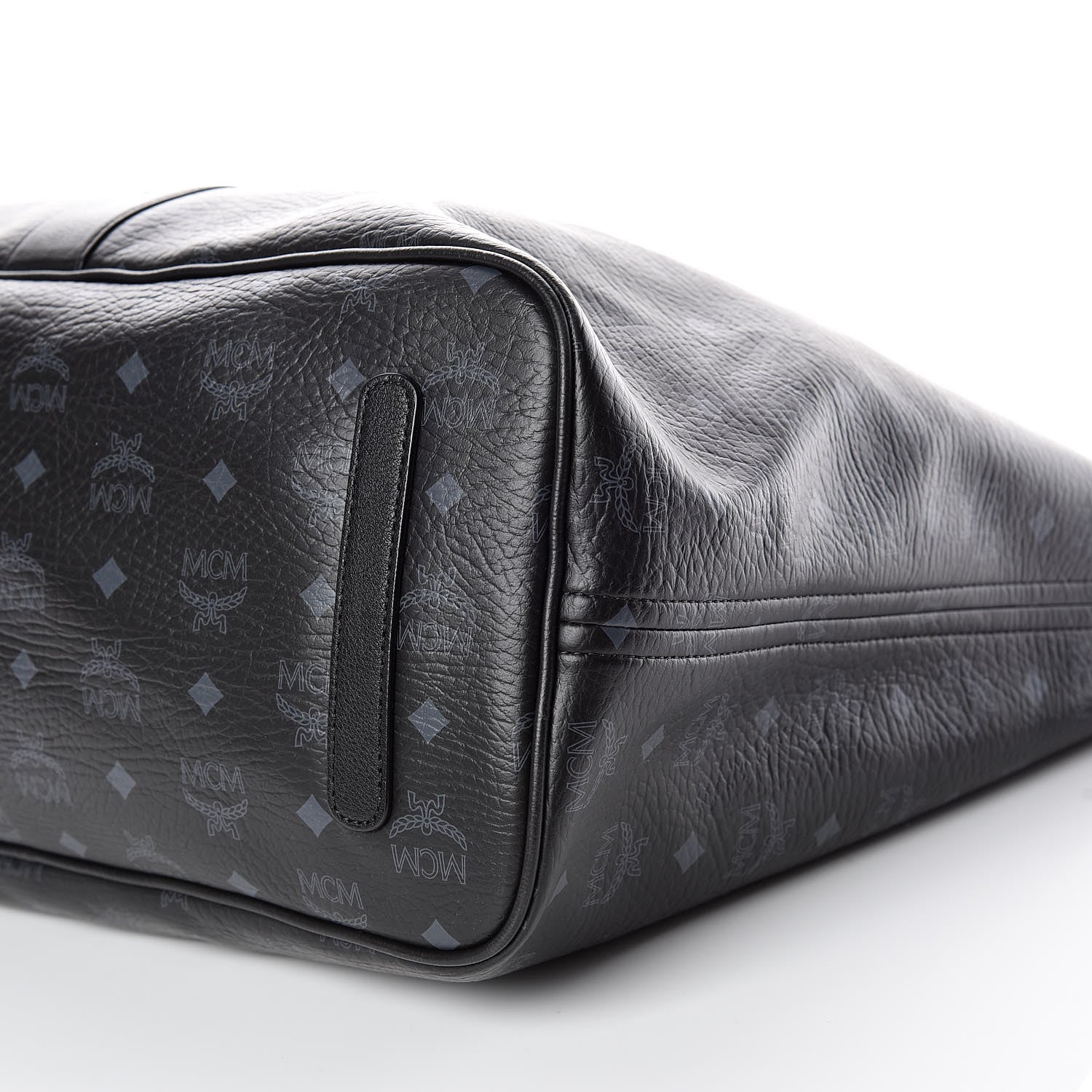 MCM Visetos Large Liz Reversible Shopper Tote Black 12 of 17