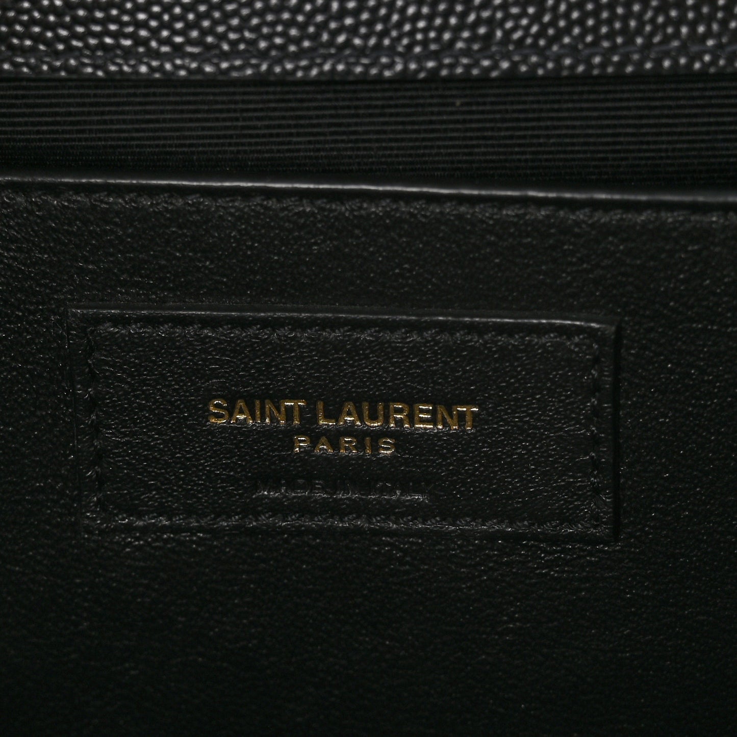 Grain De Poudre Medium Classic Monogram Kate Satchel Black