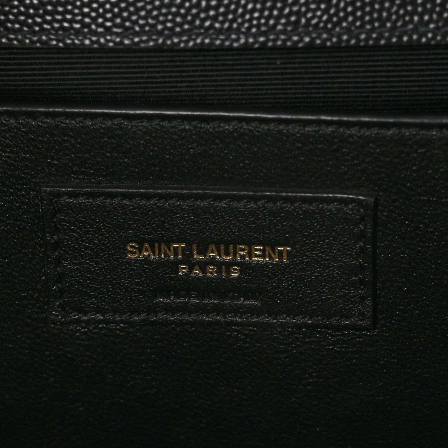 Saint Laurent Grain De Poudre Medium Classic Monogram Kate Satchel Black 6 of 10