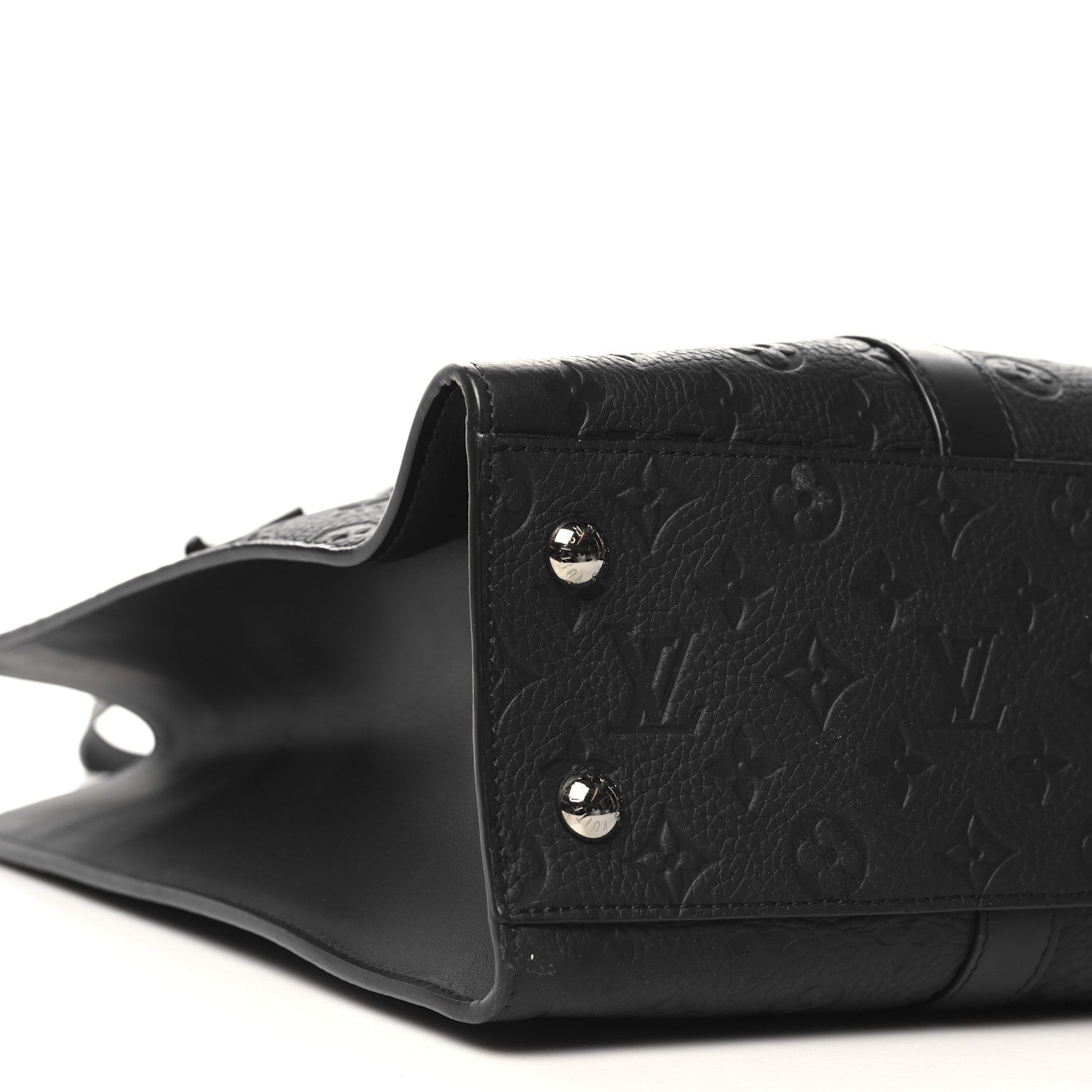 Louis Vuitton Taurillon Monogram Sac Plat 24H Black 8 of 10