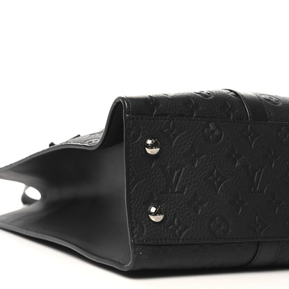 Louis Vuitton Taurillon Monogram Sac Plat 24H Black 8 of 10