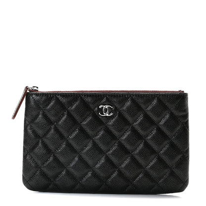 Chanel Caviar Quilted Cosmetic Case Black 1 of 9