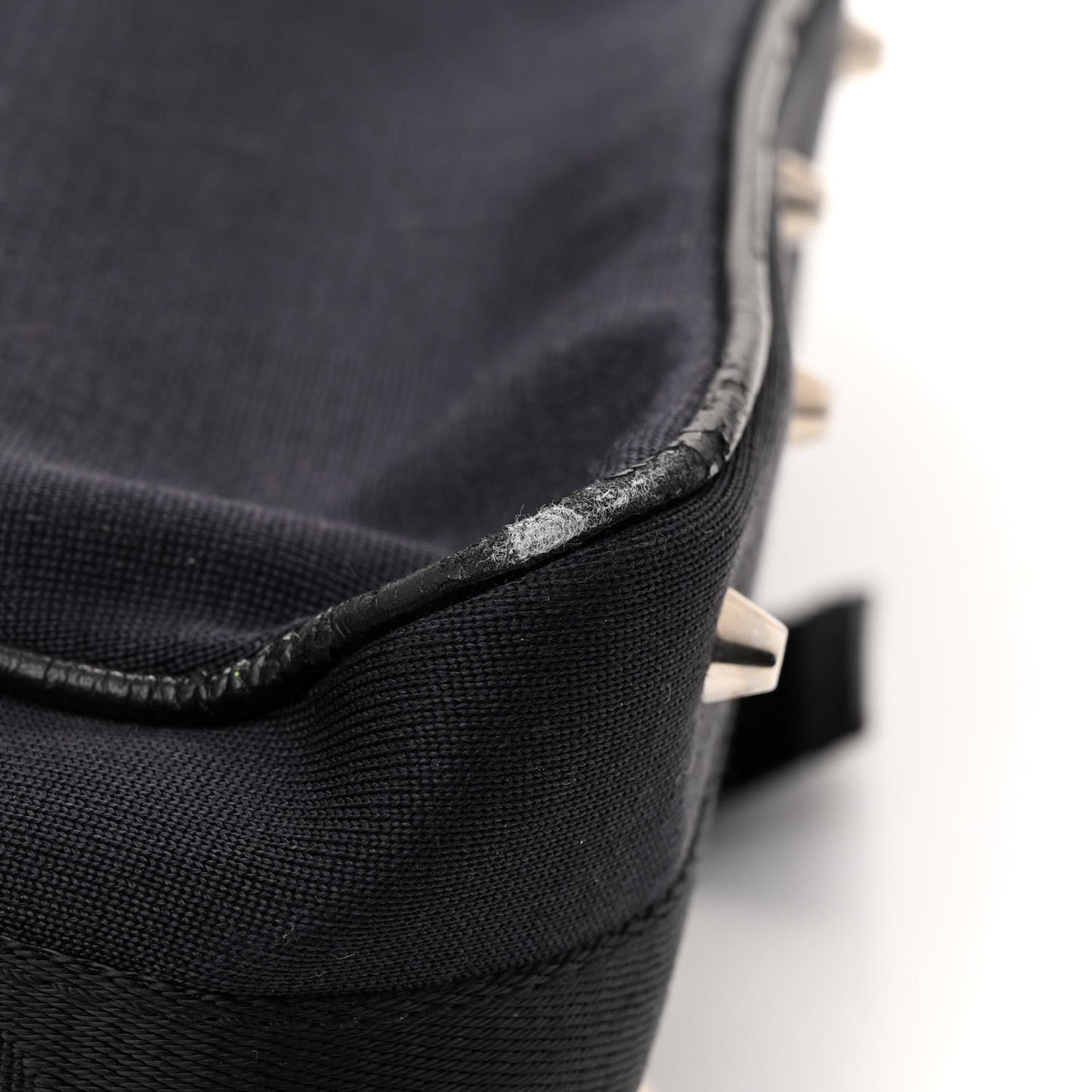 Silk Jersey Crystal Hardcore Bag Navy Black