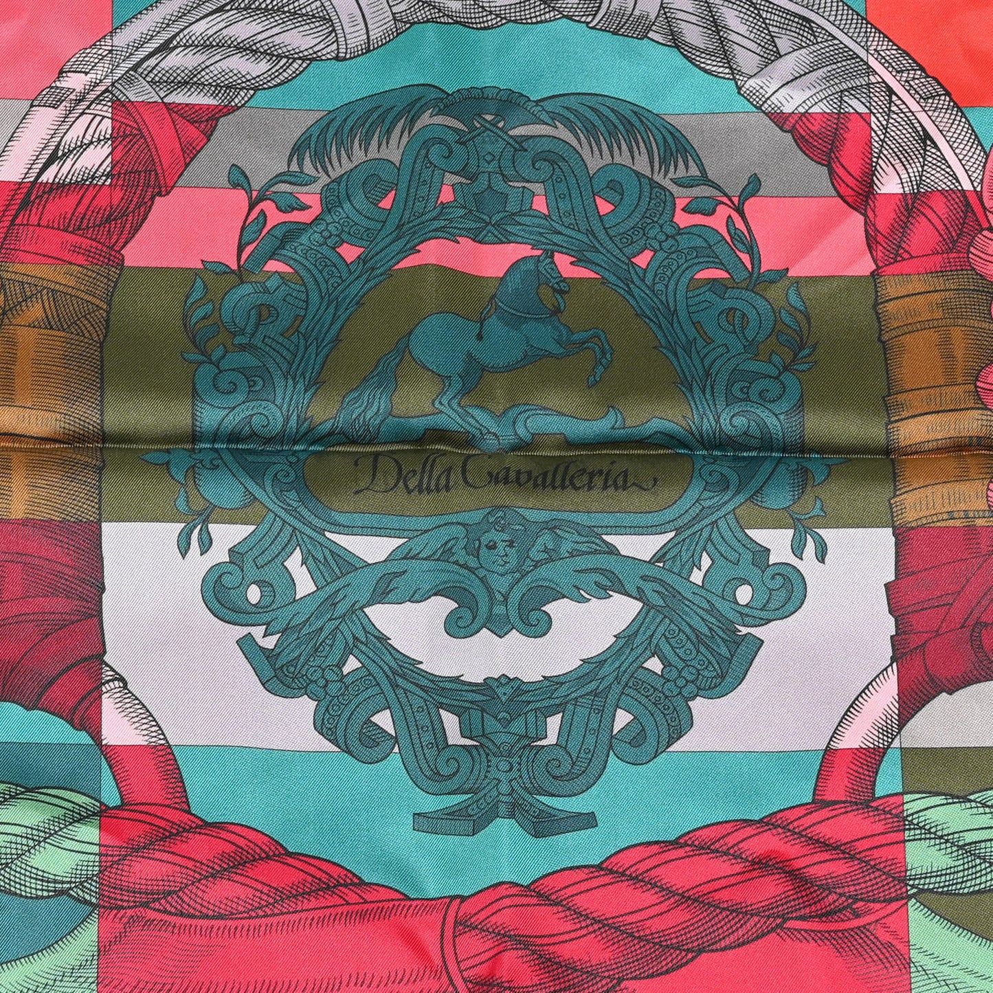 Silk Della Cavalleria Finesse Scarf 90