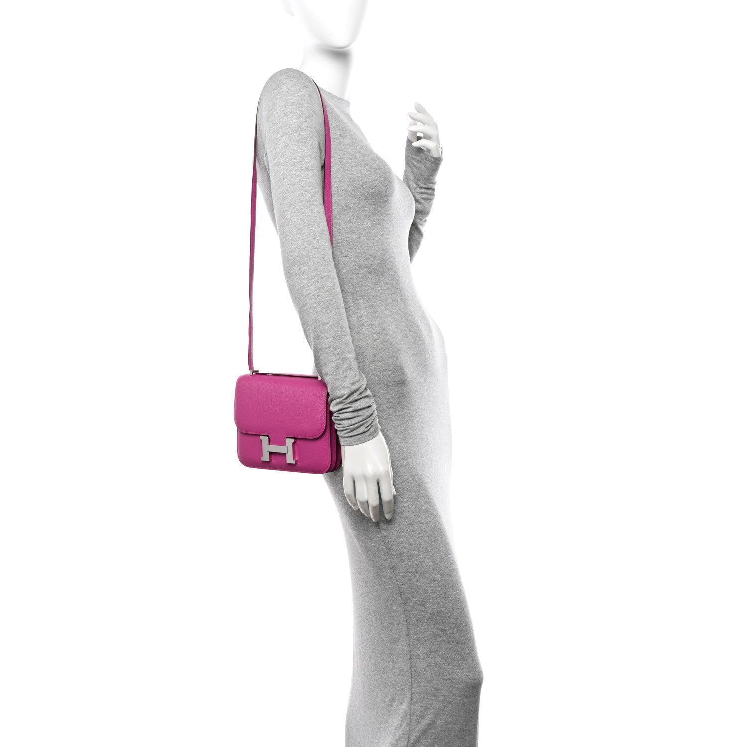 Hermes Chevre Mysore Constance 18 Magnolia 2 of 13