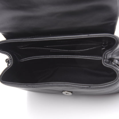 Saint Laurent Calfskin Y Quilted Monogram Toy Loulou Crossbody Bag Black 5 of 11