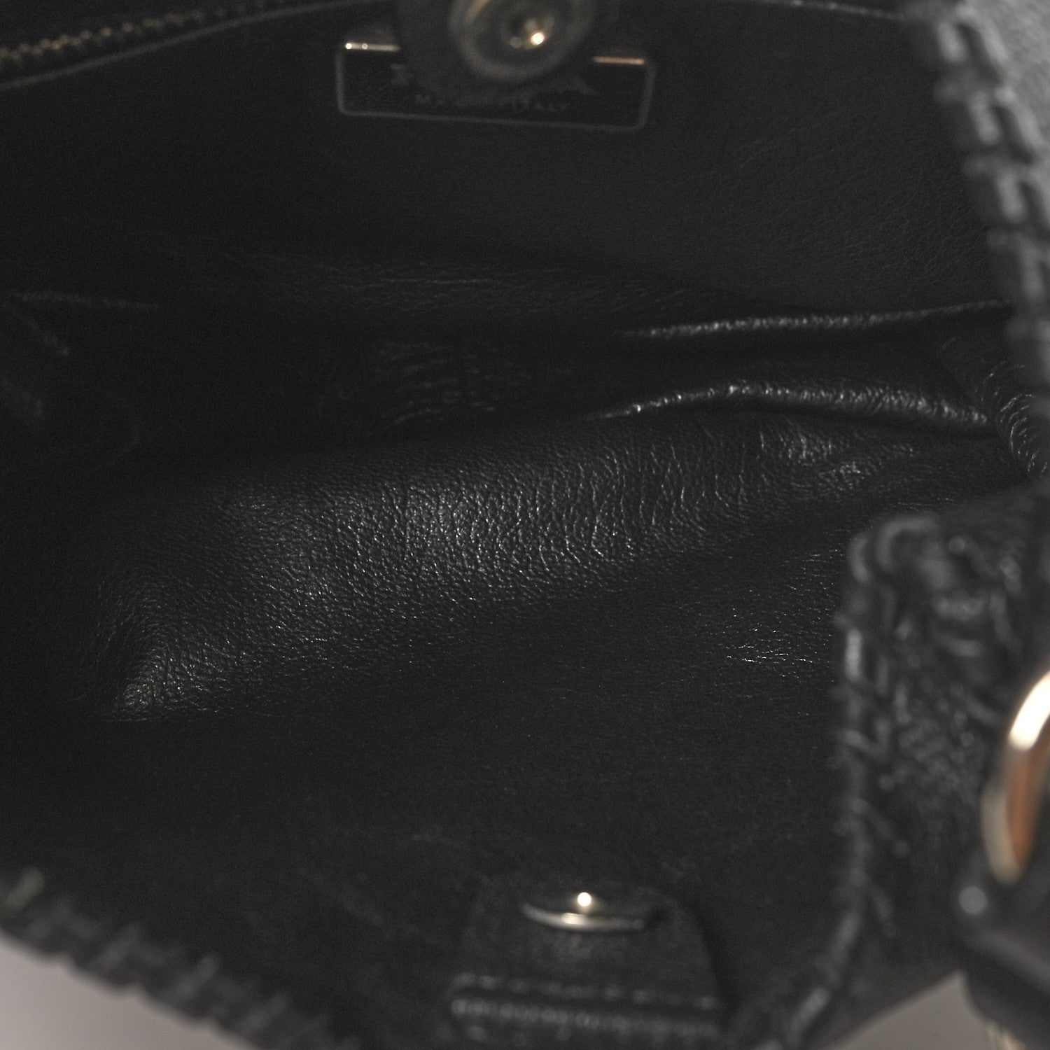 Prada Vitello Daino Chain Braided Hobo Black 5 of 11