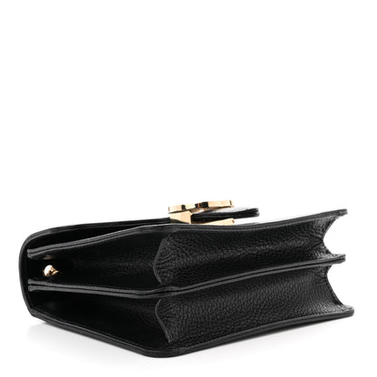 Gucci Dollar Calfskin Small Interlocking G Shoulder Bag Black 4 of 11