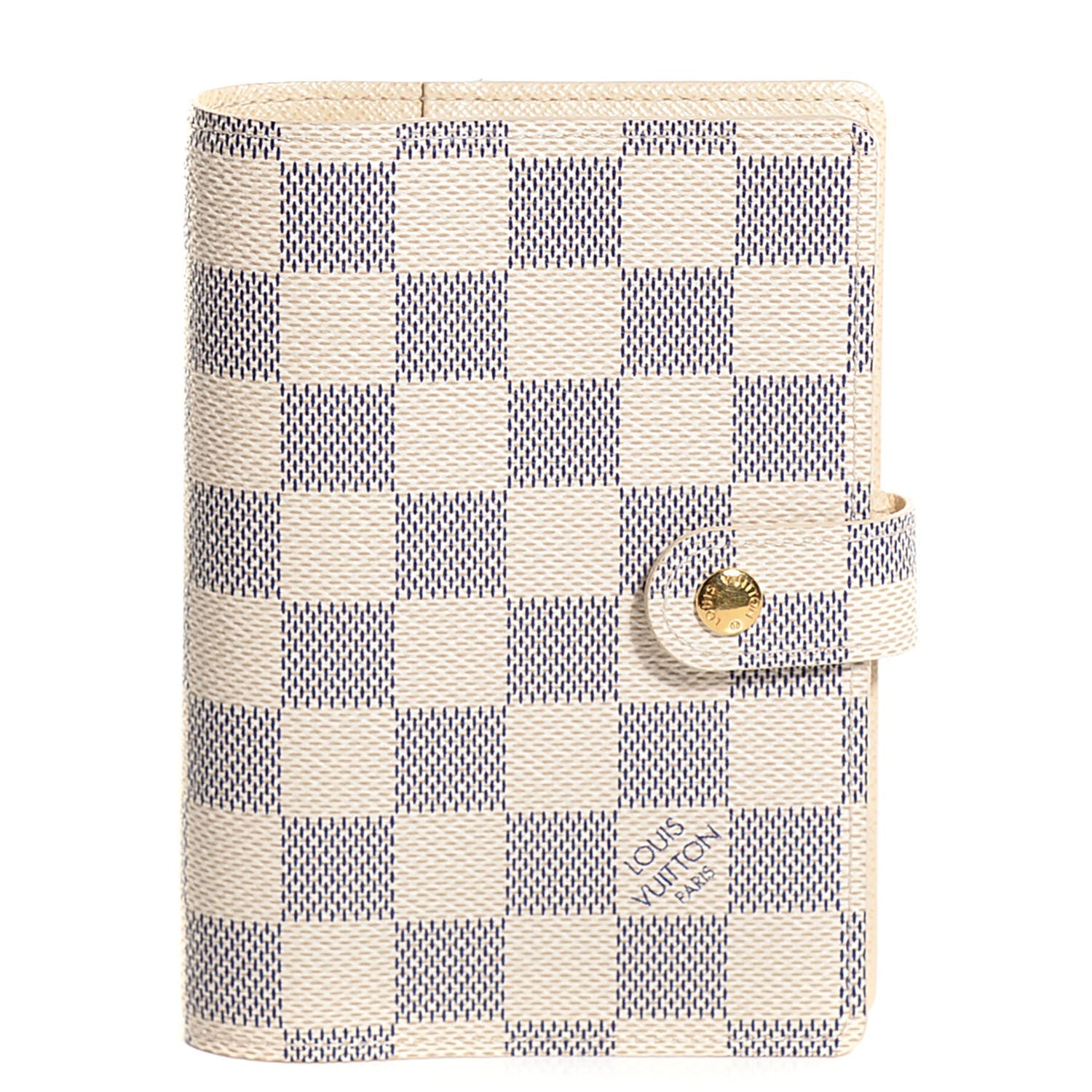 Louis Vuitton Damier Azur Small Ring Agenda Cover 1 of 8