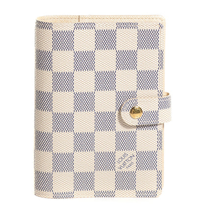 Louis Vuitton Damier Azur Small Ring Agenda Cover 1 of 8