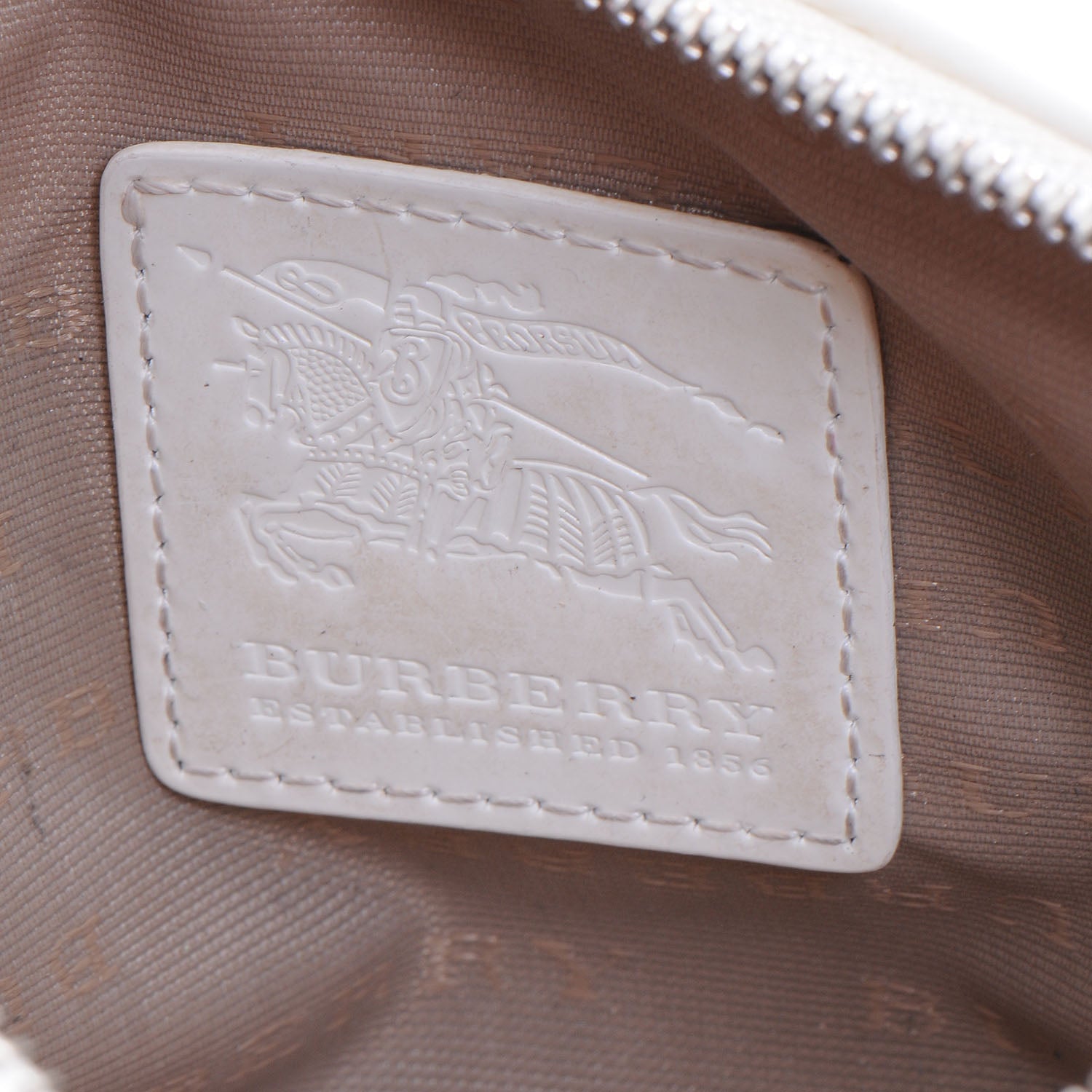 Burberry Nova Check Cosmetic Case White 7 of 8