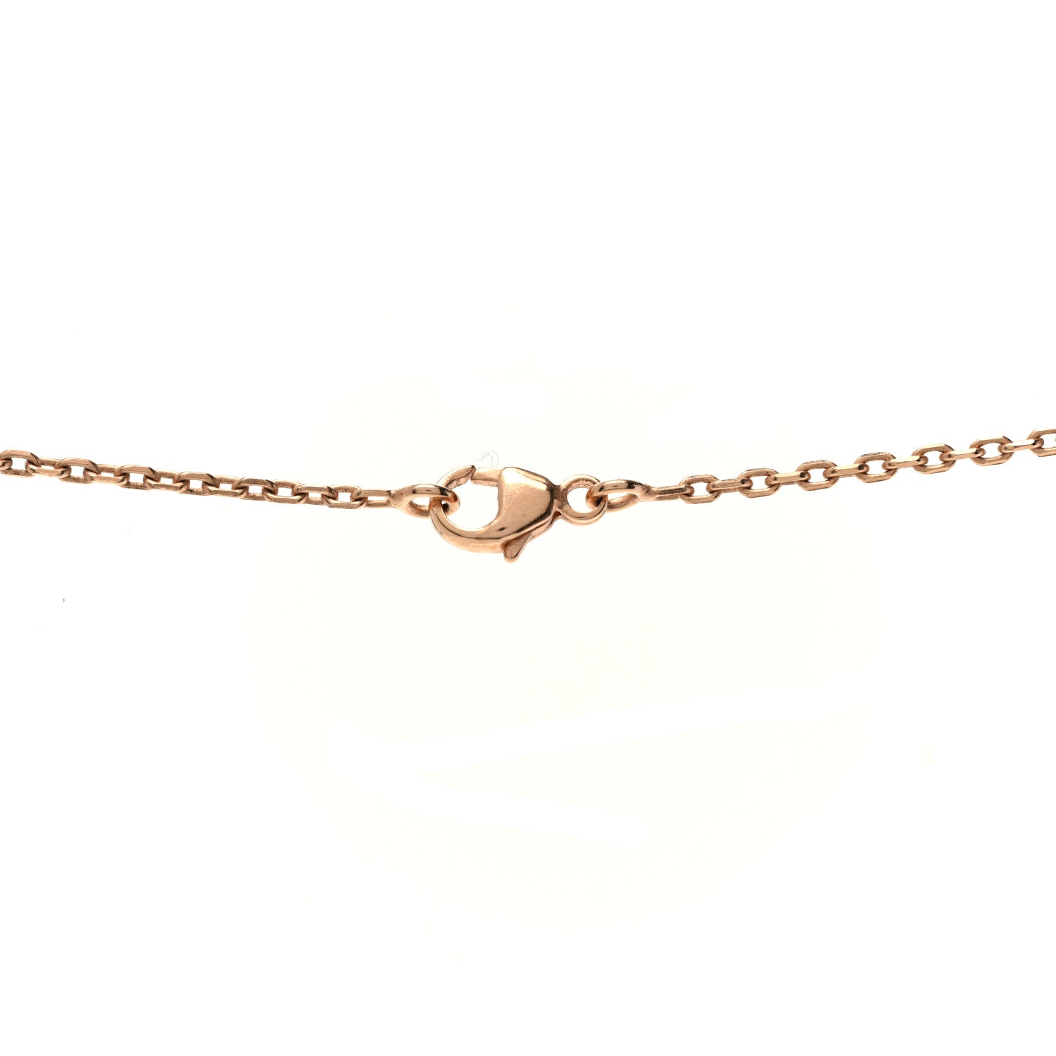 Hermes Lacquered Rose Gold Pop H Pendant Necklace Rose Dragee 4 of 7