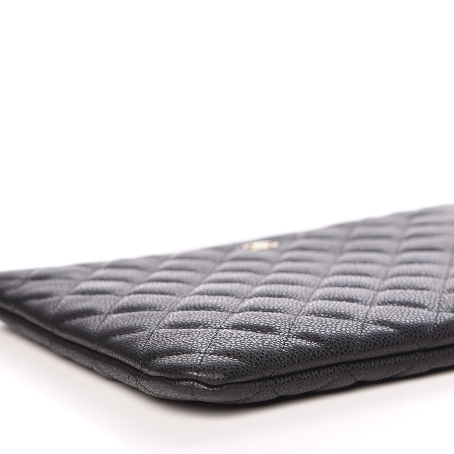 Chanel Caviar Quilted Medium Cosmetic Case Black 8 of 11