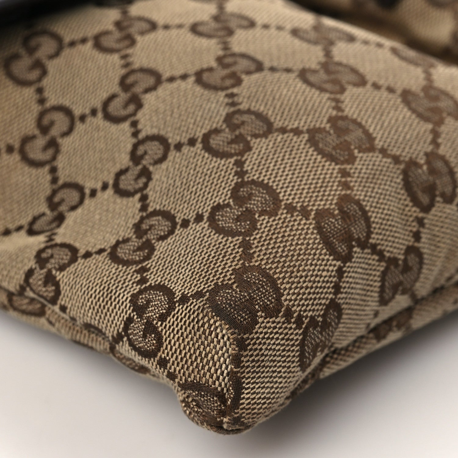 Gucci GG Monogram Double Pocket Belt Bag Dark Brown 10 of 11