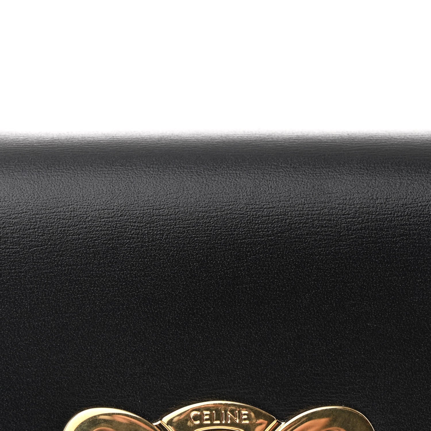 Celine Shiny Calfskin Mini Claude Black 9 of 12