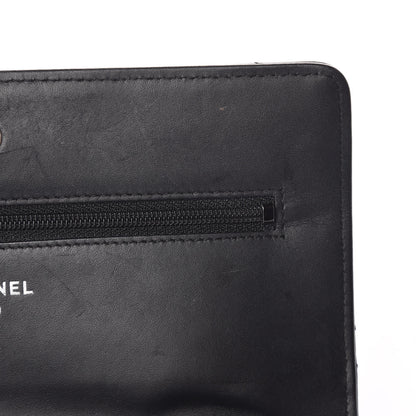Chanel Patent Quilted Wallet On Chain WOC Black 9 of 14