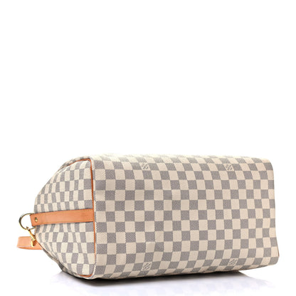 Louis Vuitton Damier Azur Speedy Bandouliere 35 5 of 10