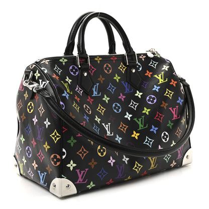 Louis Vuitton LV X TM Monogram Multicolor Speedy Soft 30 Black 3 of 9