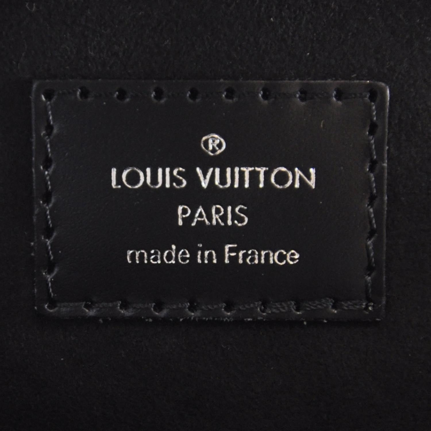 Louis Vuitton Epi Montaigne Clutch Black 5 of 6