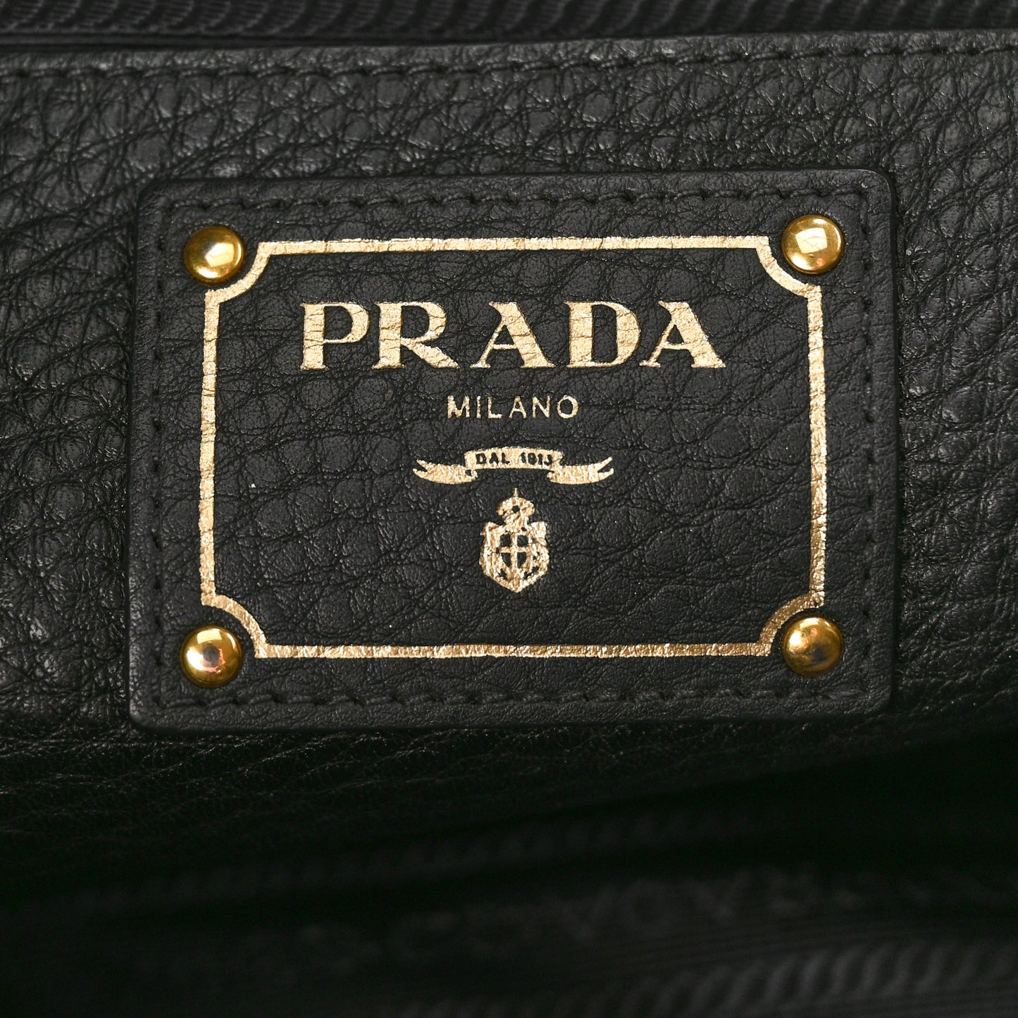 Vitello Daino Shopping Satchel Black