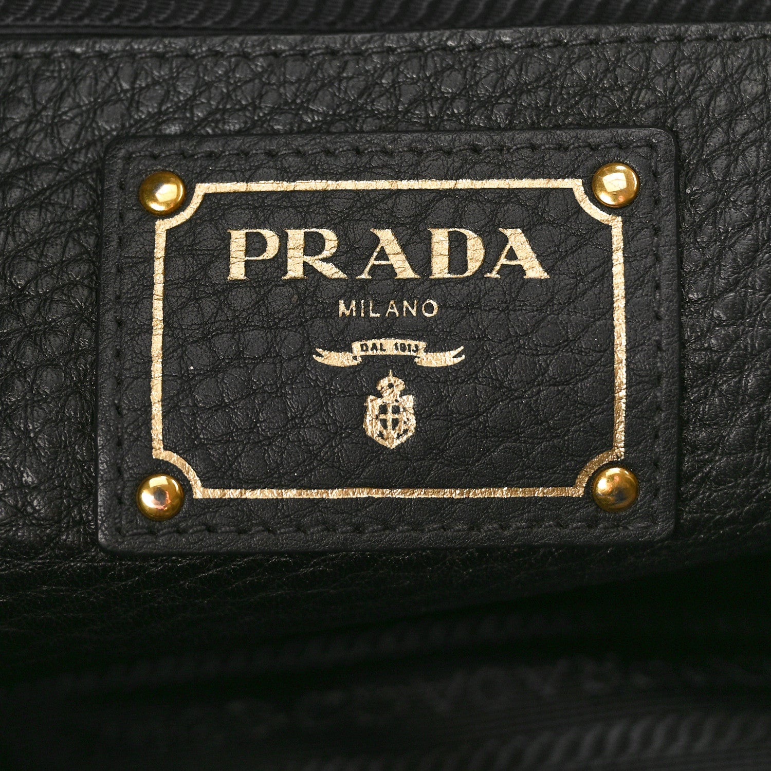 Prada Vitello Daino Shopping Satchel Black 6 of 13