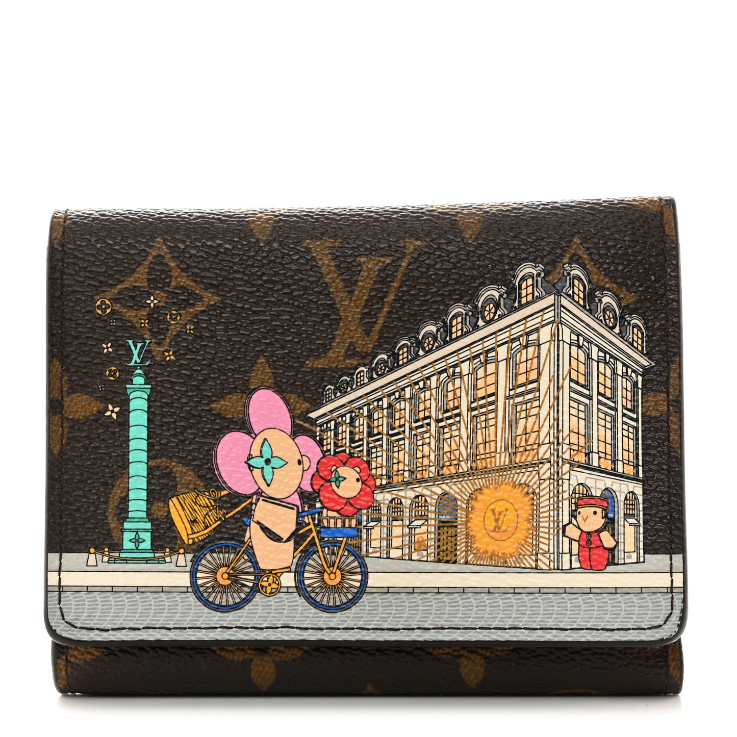Monogram 2022 Christmas Animation Paris Victorine Wallet Pink