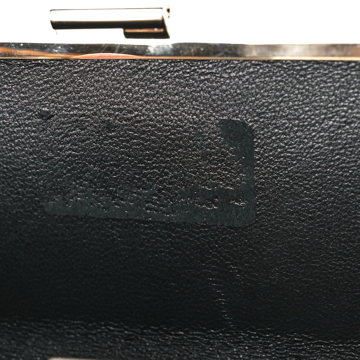 Jimmy Choo Crushed Velvet Metal Box Clutch Dark Blue 11 of 11