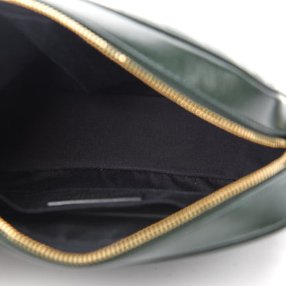 Saint Laurent Calfskin Matelasse Monogram Lou Camera Bag Military Green 8 of 10