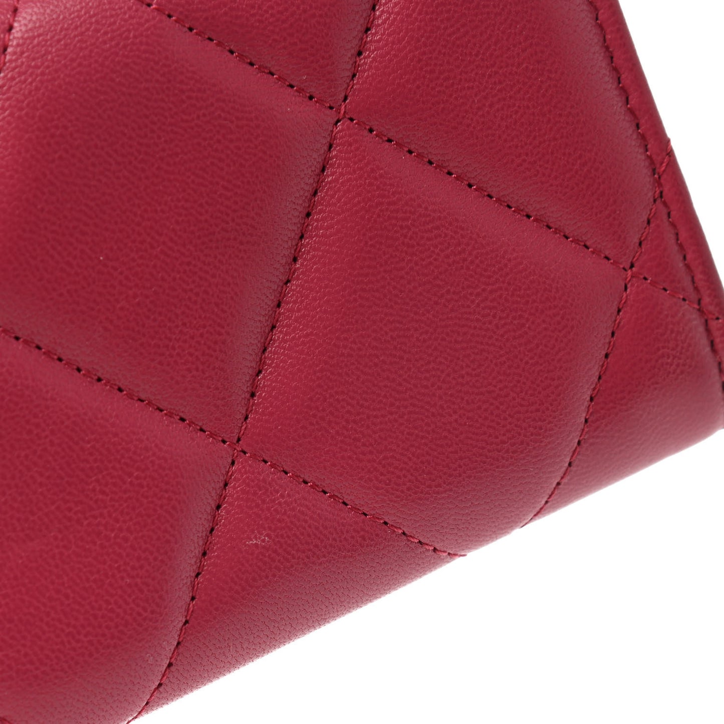 Lambskin Quilted Chanel 19 Flap Card Holder Pink