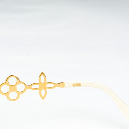 Louis Vuitton Round Ode Sunglasses Z0086W Ivory 7 of 7