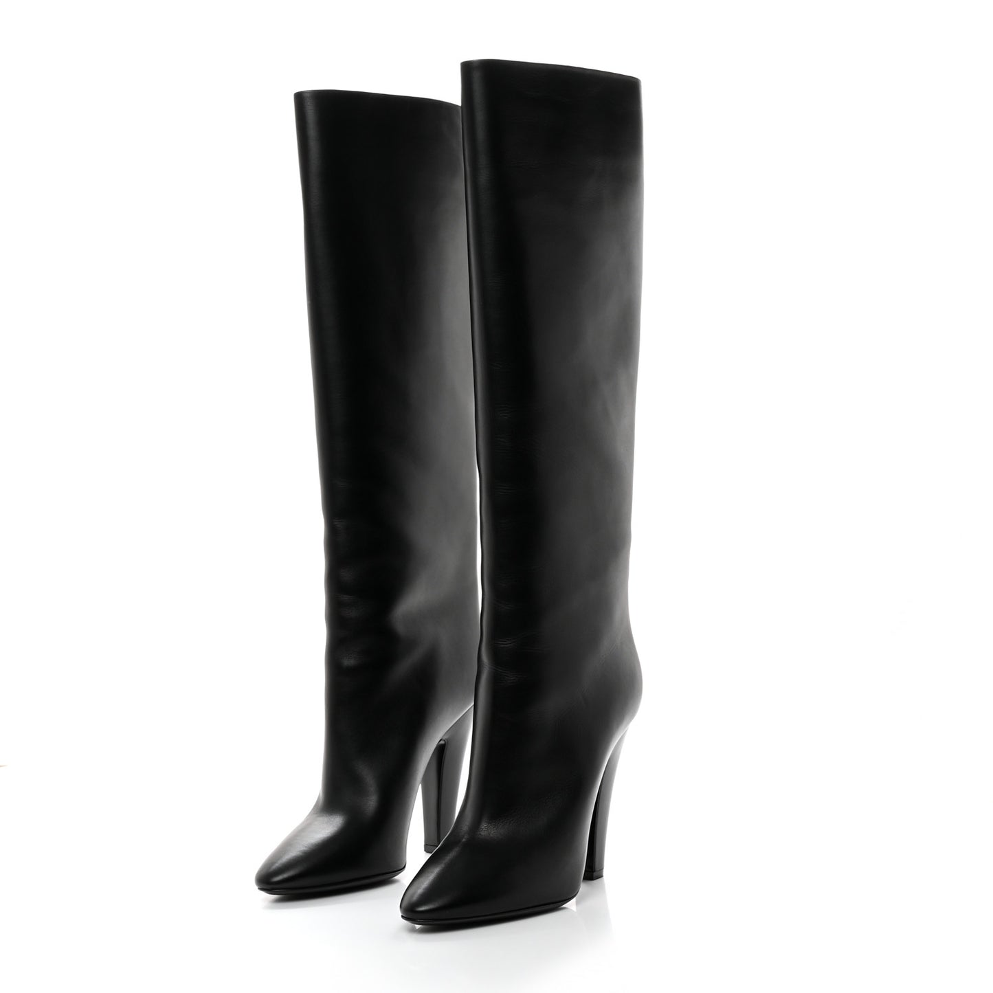 Vanity Softy Calfskin 68 Tube 110 Boots 39.5 Black