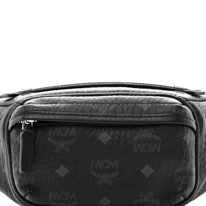MCM Visetos Small Belt Bag Black 7 of 9