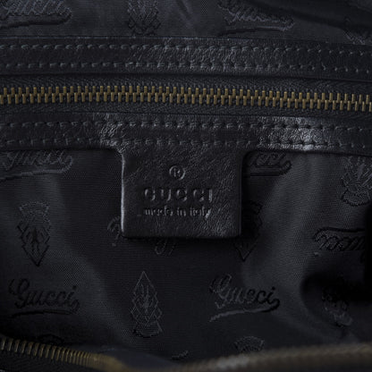 Gucci Calfskin Medium Jockey Hobo Black 8 of 12
