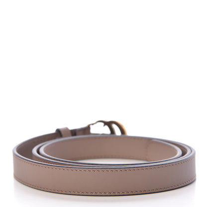 Gucci Calfskin Double G 20mm Belt 100 40 Porcelain Rose 3 of 7