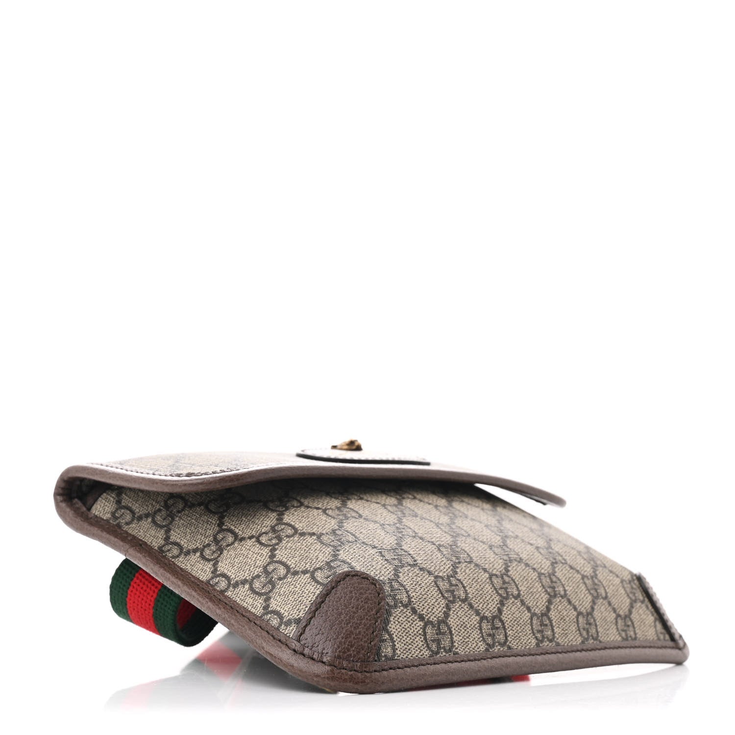 Gucci GG Supreme Monogram Neo Vintage Web Belt Bag Brown 4 of 10