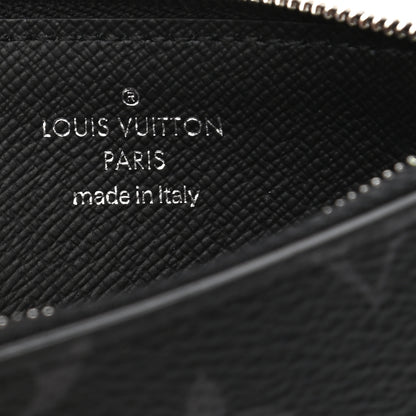 Louis Vuitton Monogram Eclipse Taiga Coin Card Holder 6 of 6