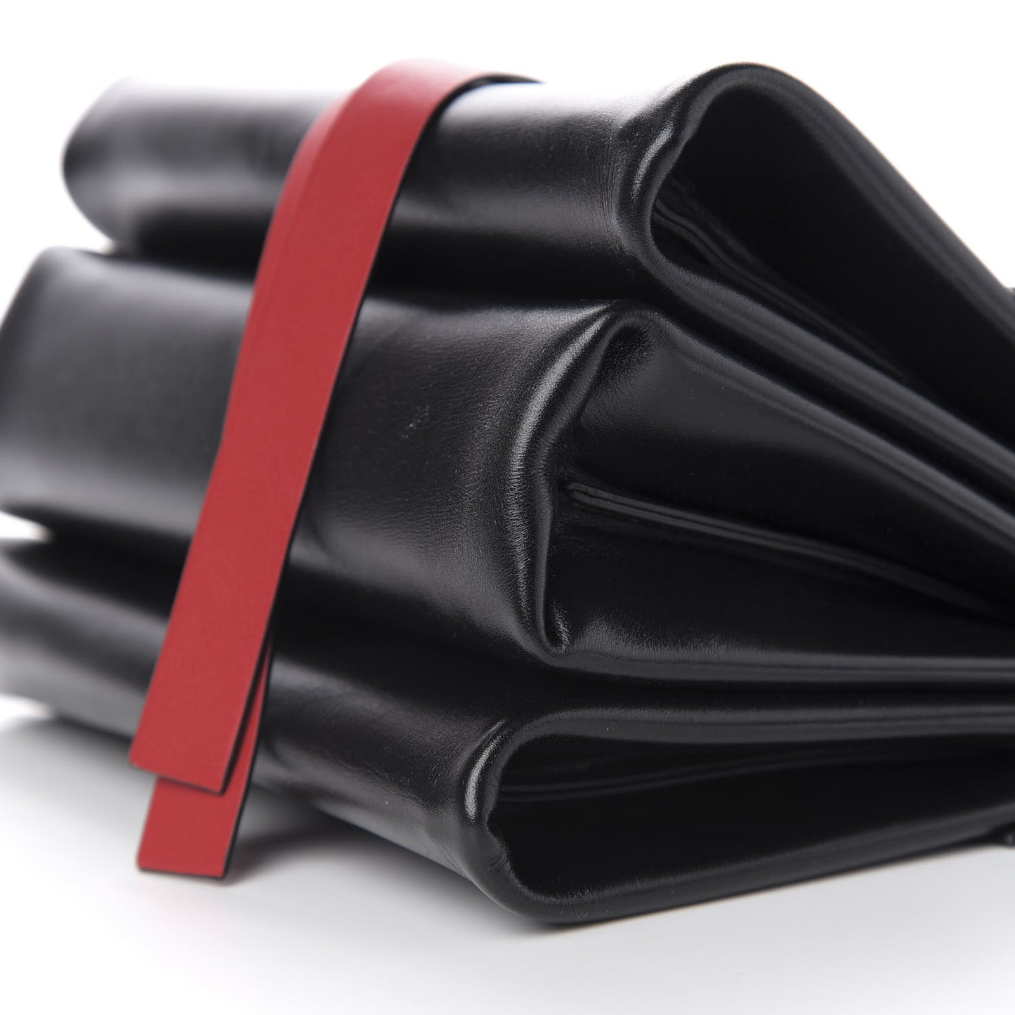 Smooth Calfskin Small Vring Shoulder Bag Black