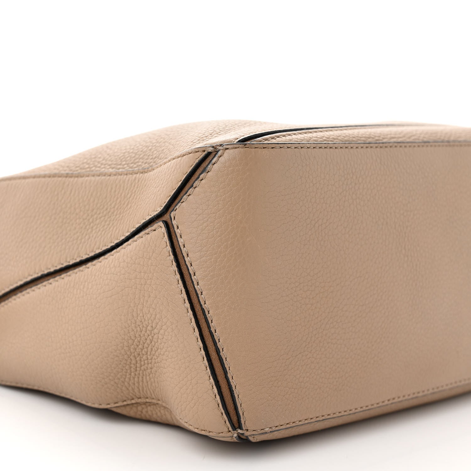 Loewe Grained Calfskin Small Puzzle Bag Sand Mink 8 of 10