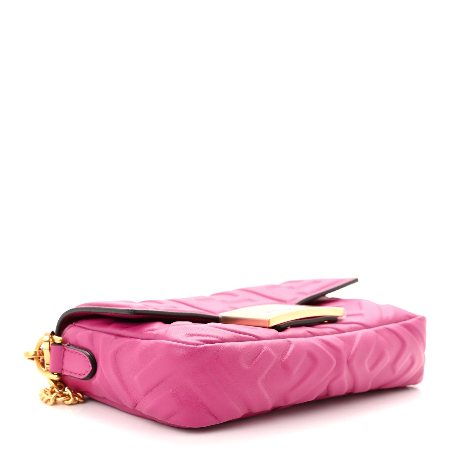 Nappa FF 1974 Embossed Mini Baguette Ciclamino Pilar