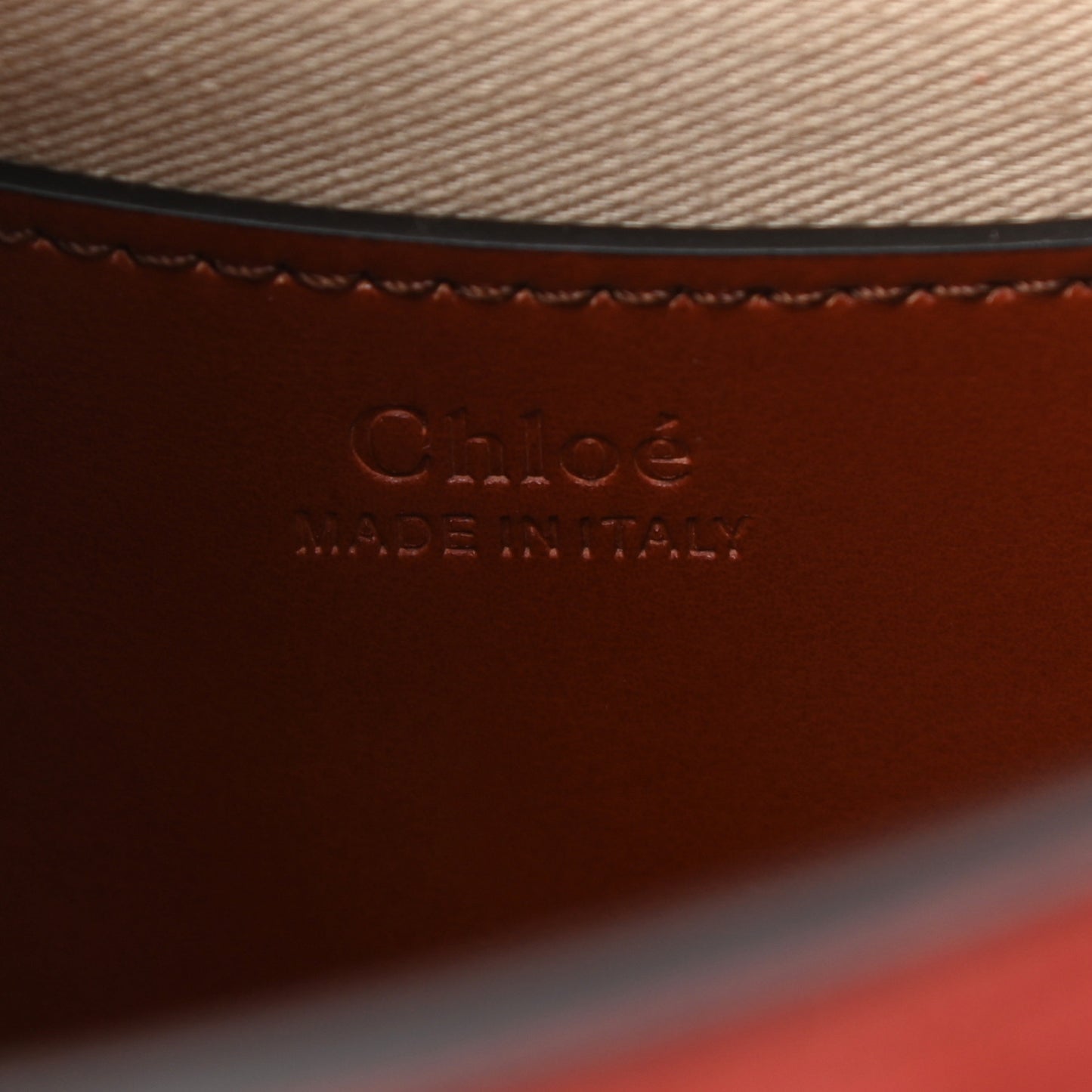 Calfskin Small Tess Bag Sepia Brown