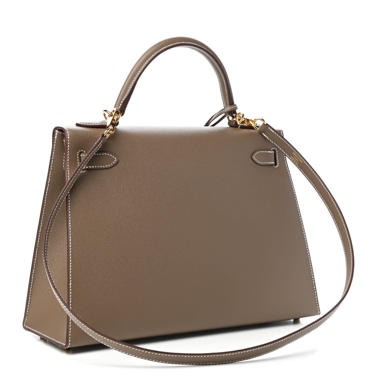 Hermes Epsom Kelly Sellier 32 Etoupe 3 of 10