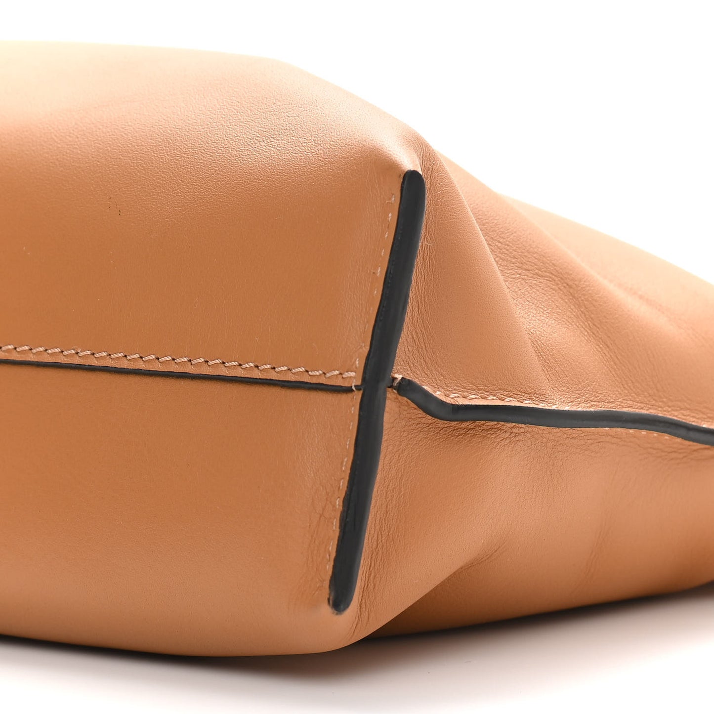 Calfskin Mini Flamenco Knot Clutch Warm Desert