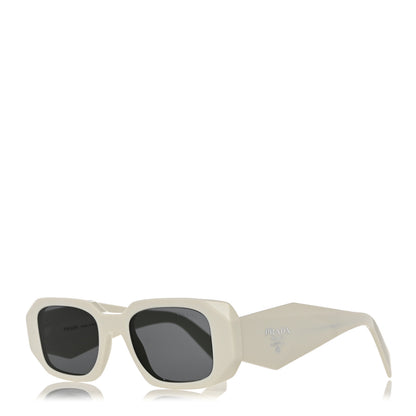 Prada Acetate Symbole Sunglasses SPR 17W White 1 of 8