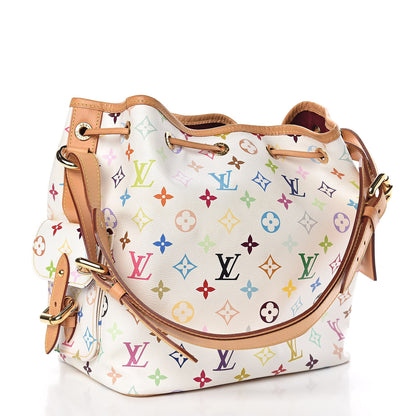 Louis Vuitton Monogram Multicolor Petit Noe White 4 of 11