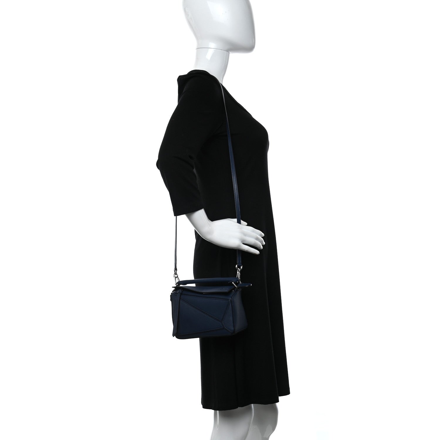 Loewe Calfskin Mini Puzzle Bag Ocean 2 of 9