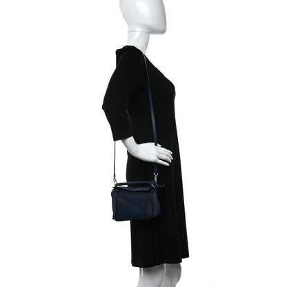 Loewe Calfskin Mini Puzzle Bag Ocean 2 of 9