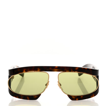 Gucci Oval Sunglasses GG0233S Tortoiseshell Gold 2 of 10