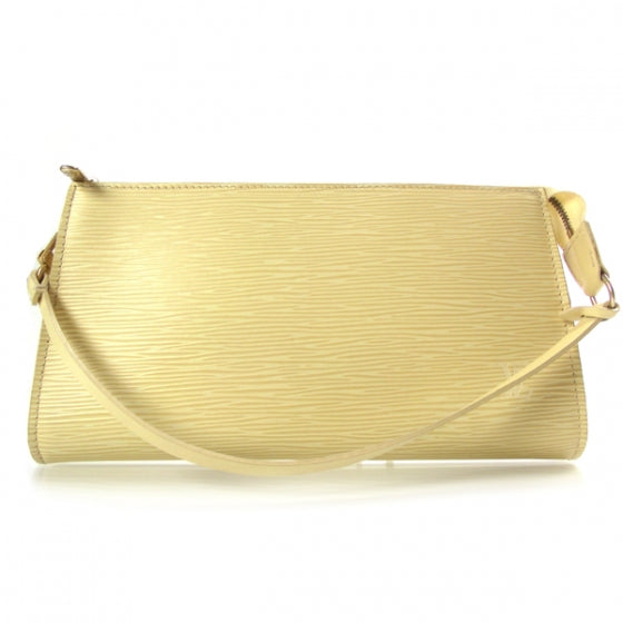 Louis Vuitton Epi Pochette Accessories Bag Vanilla 1 of 9