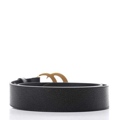 Gucci Textured Calfskin Double G 40mm Belt 90 36 Black 3 of 6
